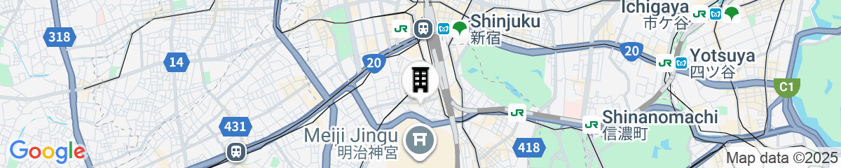 Map for Sakura Yoyogi
