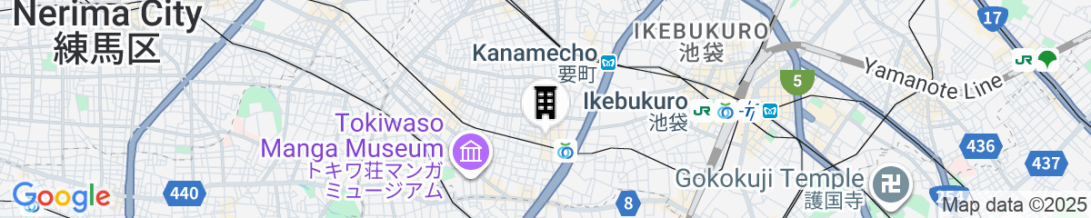 Map for Sheena and Ippei - Hostel