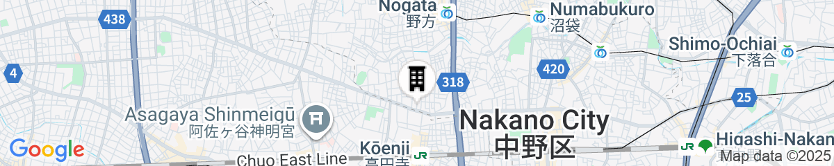 Map for GrapeHouse Koenji - Hostel, - Caters to Women