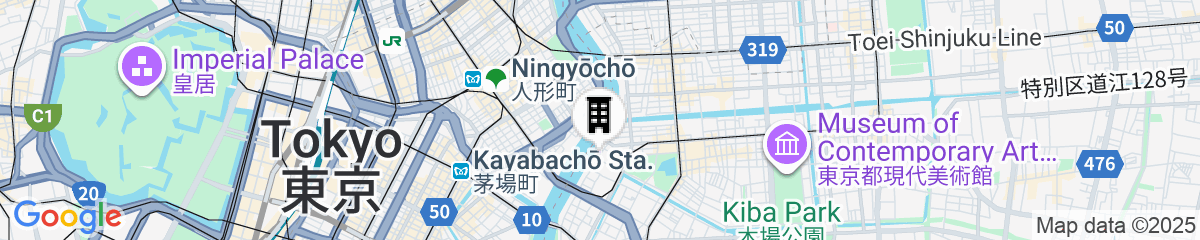 Map for LYURO Tokyo Kiyosumi by THE SHARE HOTELS - Hostel