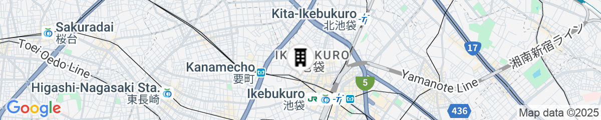 Map for House Ikebukuro – Hostel