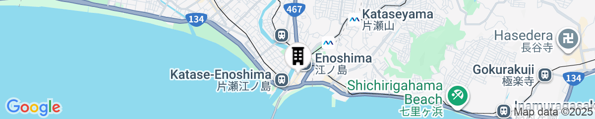 Map for IZA Enoshima Guesthouse&Bar - Hostel