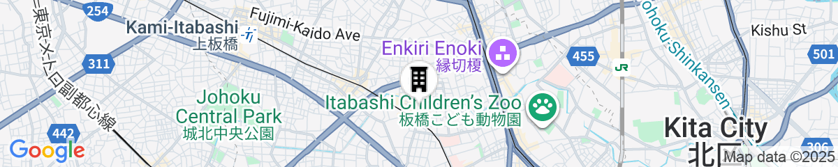 Map for Tokyo Guest House Itabashijuku - Hostel