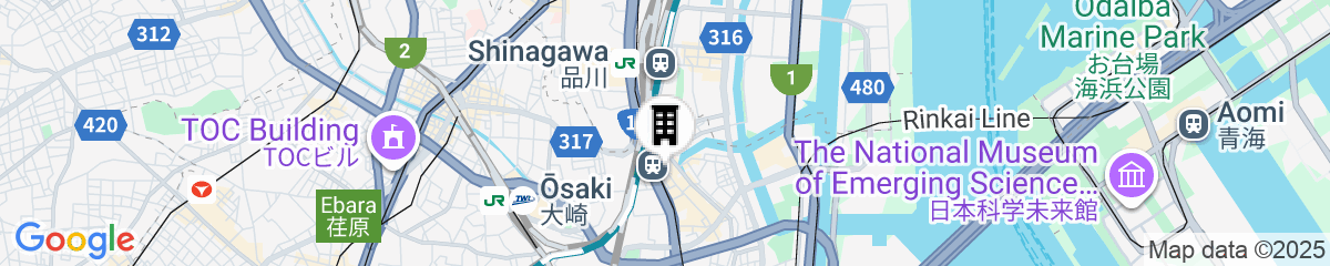 Map for Shinagawa-Shuku Guest House & Tours - Hostel
