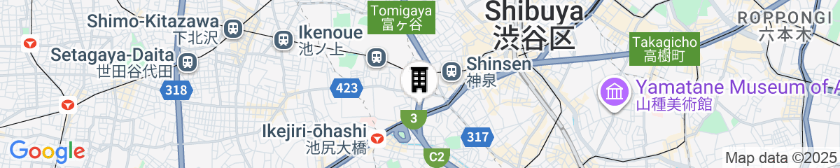 Map for Wise Owl Hostels Shibuya