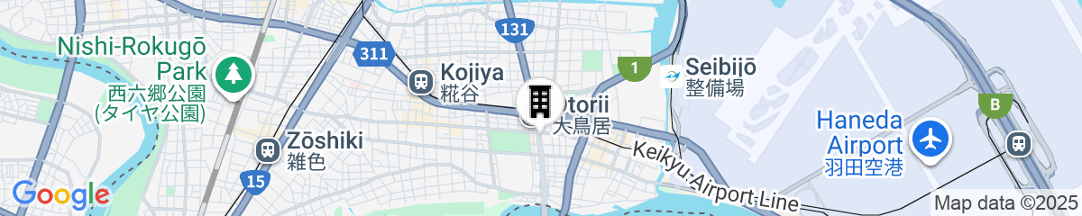 Map for Beagle Tokyo Hostel and Apartments