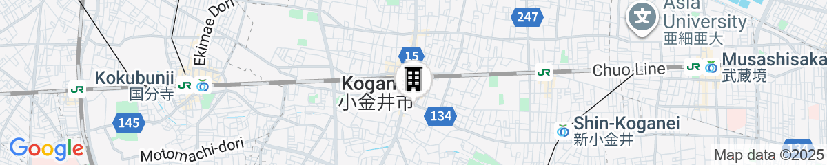 Map for Wild Cherry Blossom Hostel Tokyo Koganei