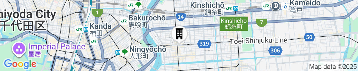 Map for Oak Hotel Edo - Hostel