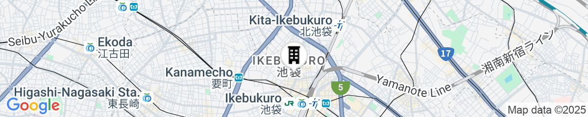 Map for Sakura Hotel Ikebukuro - Hostel