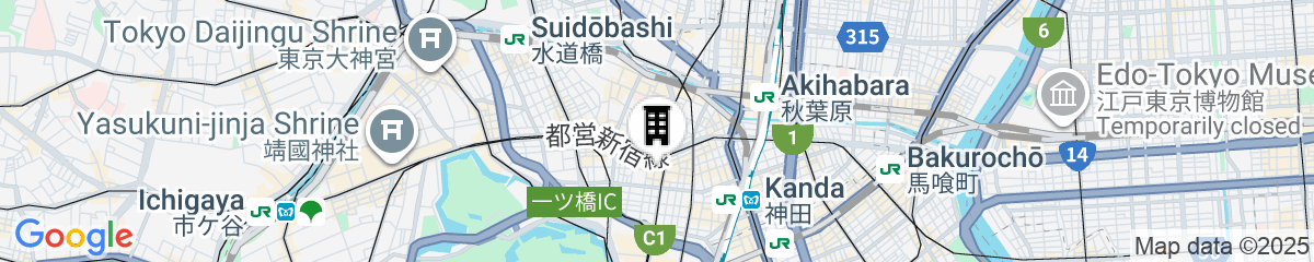 Map for MANGA ART HOTEL, TOKYO - Hostel