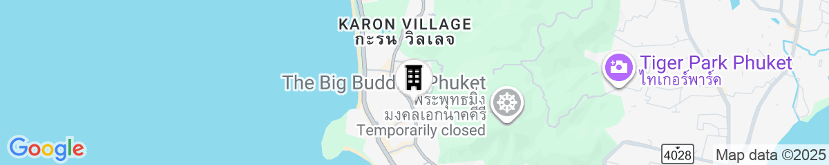 Map for Kata Sea Boutique Hotel