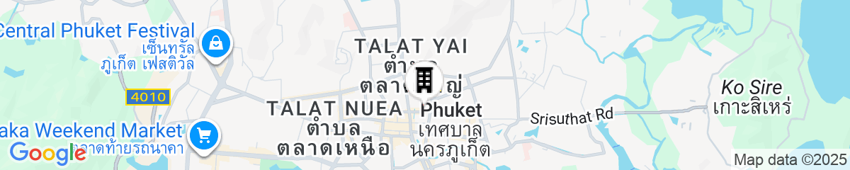 Map for The Tint at Phuket town