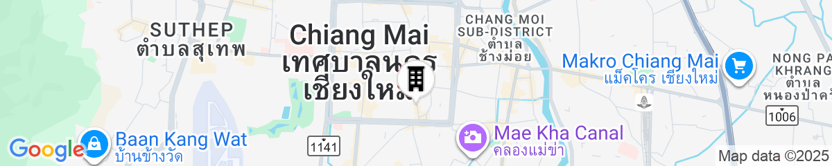 Map for Lanna Haven Hotel