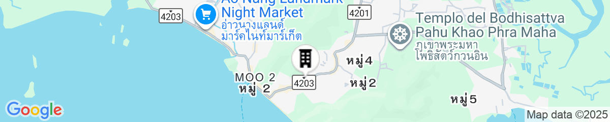 Map for Sabai Hotel Aonang