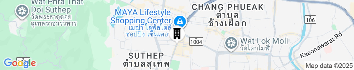 Map for G Nimman Chiang Mai