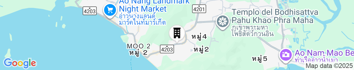 Map for Vacay Aonang Hotel