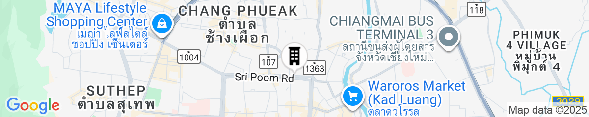 Map for QUU HOTEL Chiang Mai