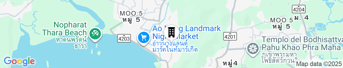 Map for T2 Ao Nang Krabi