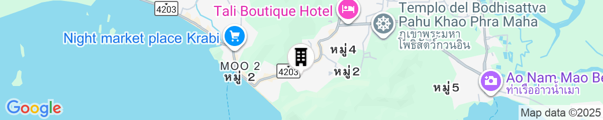 Map for Aonang Friendly Bungalow