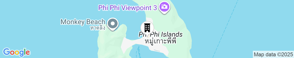 Map for Phi Phi Indigo hotel