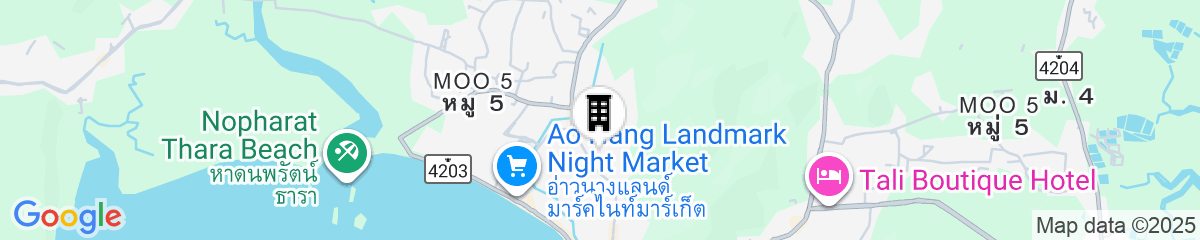 Map for Ahad Suite Aonang