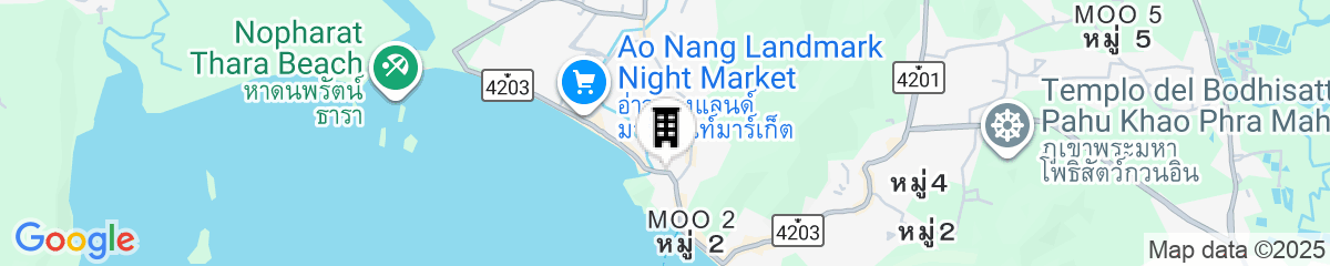 Map for Ao Nang Timber House