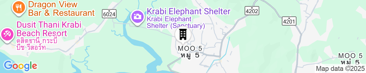 Map for Andamanee Boutique Resort Aonang Krabi