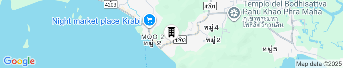 Map for Machorat Aonang Resort