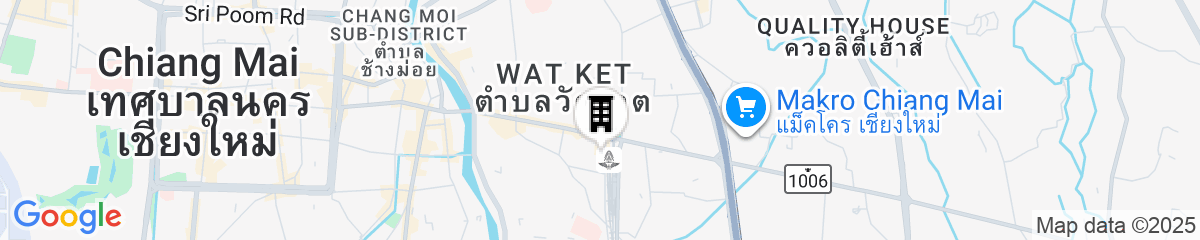 Map for Supanich Condo near old city Nimman