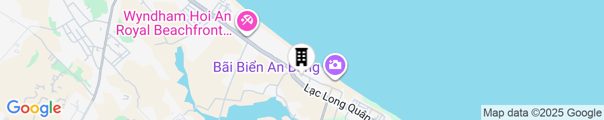 Map for An Bang Beach Hai An Villa