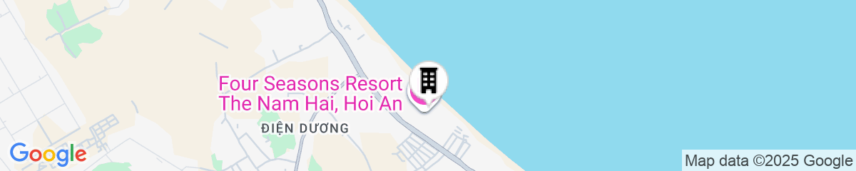Map for Four Seasons Resort The Nam Hai, Hoi An, Vietnam
