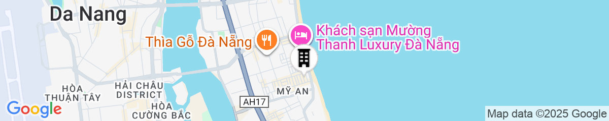 Map for Blue Ocean Beachside Hotel Danang