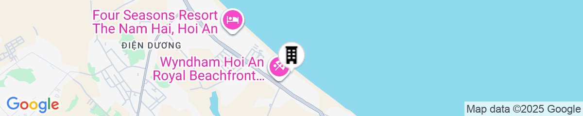 Map for Hoi An Royal Beachfront Villas