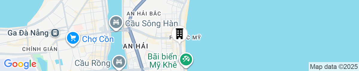 Map for Chicland Danang Beach Hotel