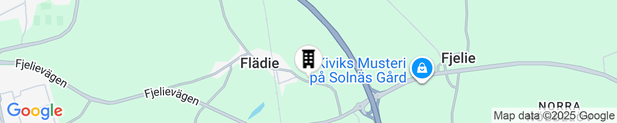 Map for Flädie Mat & Vingård