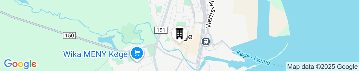Map for Centralhotellet