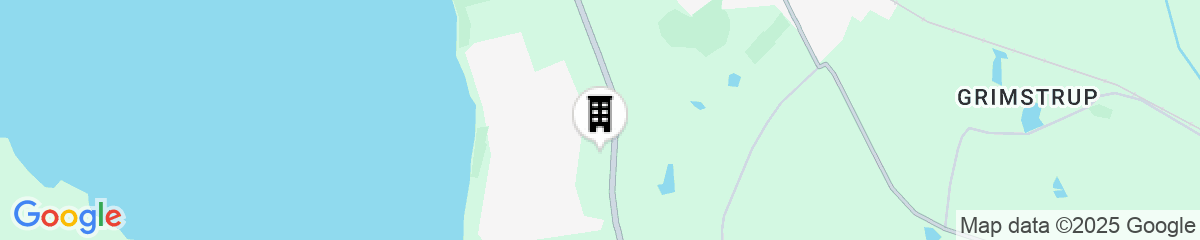 Map for Strandsegård Ferielejligheder