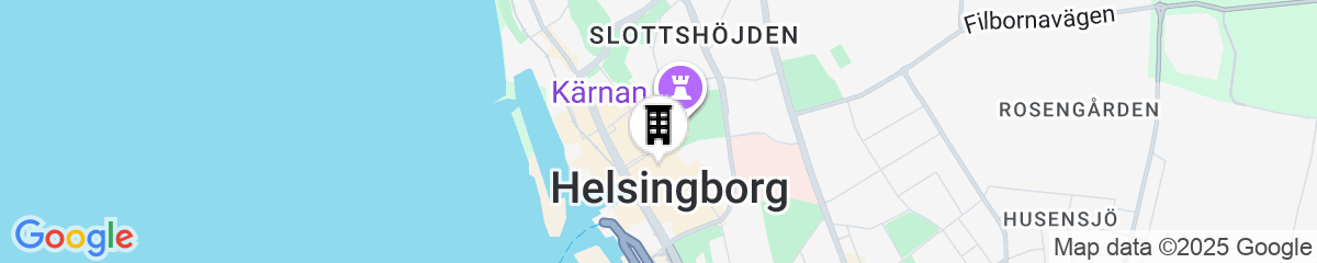 Map for Continental Apartment Hotel Helsingborg