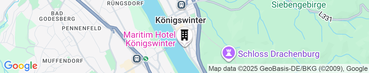 Map for Maritim Hotel Königswinter