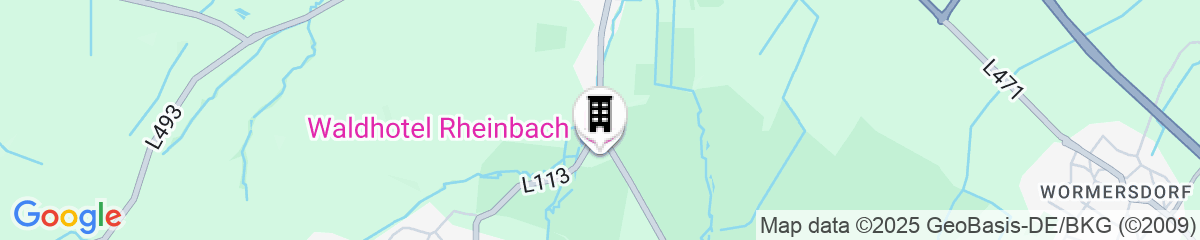 Map for Waldhotel Rheinbach
