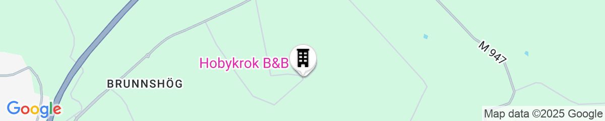 Map for Hobykrok B&B