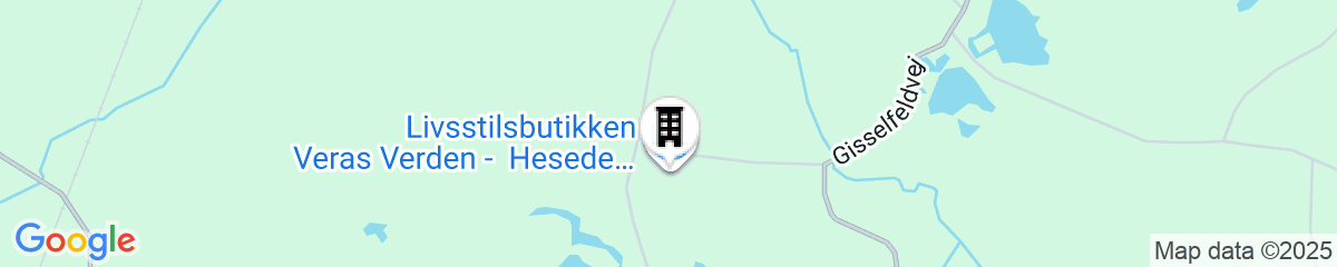 Map for Hesede Hovedgaard