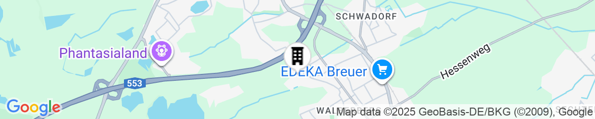 Map for CAREA Schlosshotel Domäne Walberberg