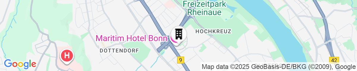 Map for Maritim Hotel Bonn