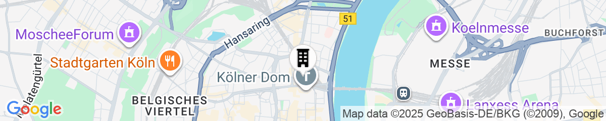 Map for ibis Hotel Köln Am Dom