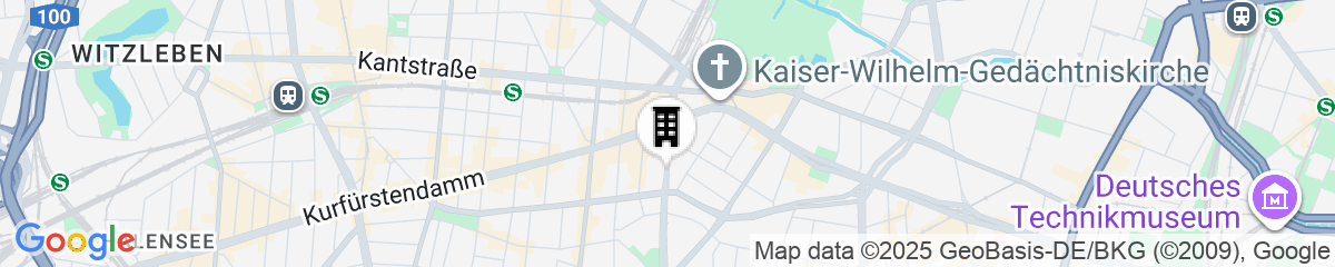 Map for Radisson RED Berlin Kudamm