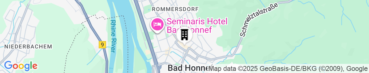 Map for Schöne Apartments in Bad Honnef