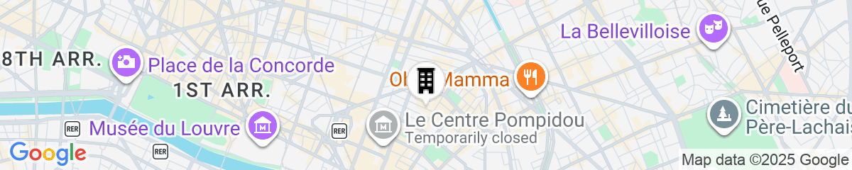 Map for Hotel Jules & Jim