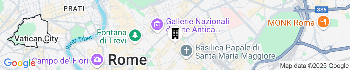 Map for iQ Hotel Roma