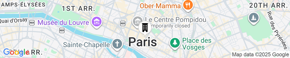 Map for 1er Etage Marais